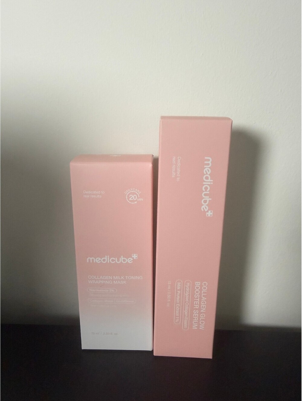 Medicube Collagen Milk Toning Wrapping Mask + Glow Booster Serum Set NEW